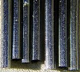 Devardi Glass Lampwork, Beadmaking Glass Rods, Clear Encased Cobalt Blue Aventurine, 1/4 lb