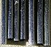 Devardi Glass Lampwork, Beadmaking Glass Rods, Clear Encased Cobalt Blue Aventurine, 1/4 lb