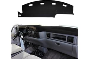 HanLanKa Dashboard Cover Dash Cover Mat Pad Compatible with Dodge Ram 1500 2500 3500 1994 1995 1996 1997 (Ram 94-97, Black)
