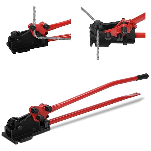 Rebar Bender & Cutter 2 in 1 Rod Bender Metal Bending Tool Manual ...