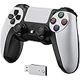IWGAME Controller for PlayStation 5, Compatible with PS5/PS5 Pro/PS4/ PC, Wireless Controllers Supports Adjustable Turbo, Remap, Hall Effect, Gaming Controller for PS5 Games (2.4G Adapter Required)