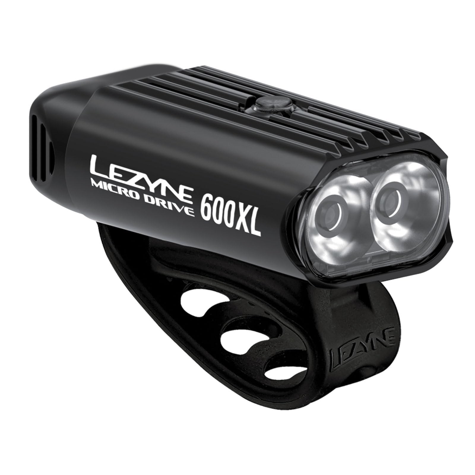 LEZYNE Micro 600 XL Unisex Adult USB Rechargeable LED Mountain Bike Light, Black, Size: One Size (Manufacturer's Size: One Size)
