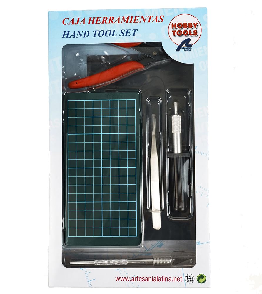 Artesanía Latina – Set of Tools for Plastic and Wood Modeling – Model 27003-1 – Tools Kit for Model Building and Handicrafts in Plastic and Wood