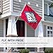 ANLEY Fly Breeze 3x5 Foot Arkansas State Polyester Flag - Vivid Color and Fade Proof - Canvas Header and Double Stitched - Arkansas AR State Flags with Brass Grommets 3 X 5 Ft