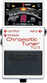 BOSS TU-3 Chromatic Stompbox Tuner Pedal with 21-Segment LED Meter view 4