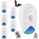 2026 New 6 Pack Ultrasonic Mouse Repellent and Pest Repellent for Home Use | Ultrasonic Mice Repellent Indoor, Rodent &amp; Pest Control Plug In for Roach, Rodent, Bugs, Mice, Spider, Ant Mouse Repellent