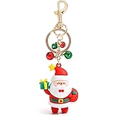 Angyape Cute Christmas Keychain Christmas Bag Charms Purse Charms for Handbags Tote Bags Gifts for Women