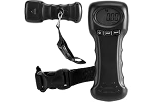 AKOZON Luggage Scales,Ocs‑8 50kg/110lb Portable Digital Luggage Scale Travel Hanging Luggage Scale Electronic Weight with LCD Digital Display