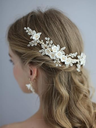 Amazon Com Aw Bridal Gold Wedding Hair Combs Flower Girl Wedding