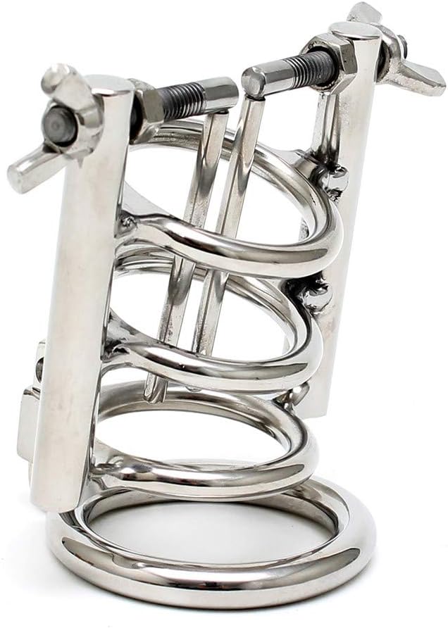 Rimba Urethral Stretcher with Cockring and Padlock, 200 g, Silver - Image 4