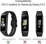 AMCC 3 Pack Straps for Samsung Galaxy Fit 2 Women Men Soft Silicone Sport view 4