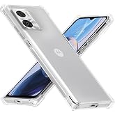 USTIYA Case for Motorola E22 / Moto E22i Clear TPU Four Corners Protective Cover Transparent Soft funda