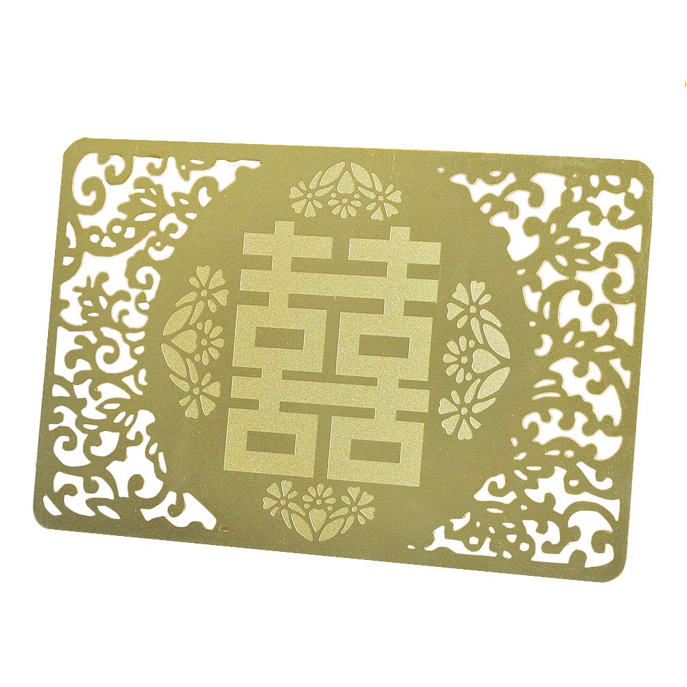 Feng Shui Love &Happiness Talisman Golden Card W4127