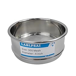 LABLPSAI 300 Mesh Lab Sieves 4" Diameter 304