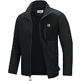 Outdoor Ventures Men‘s Track Jackets Lightweight Athletic Jackets Full Zip Casual Coat Workout Running Jacket for Cycling