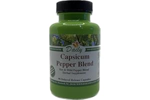 DAILY MANUFACTURING Daily's Capsicum Pepper Blend (Capsicum Annuum is The Active Ingredient in Cayenne Pepper) 90 Delayed-Release Capsules