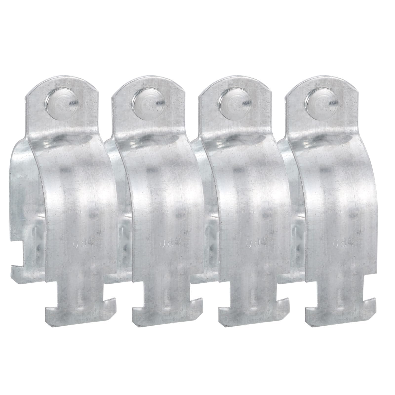Unifizz 6Pcs 2-3/8" EMT Pipe Strut Clamps Steel for Rigid Conduit and Pipe,Universal EMT Strut Clamps with Bolt and Nut