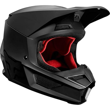 Fox Helmet Junior V-1 Matte Matt Black Ym