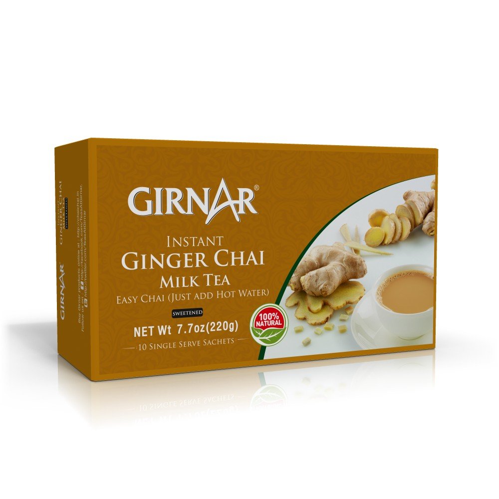 Girnar Instant Chai (Tea) Premix With Masala, 10 Sachet Pack Grocery & Gourmet Food