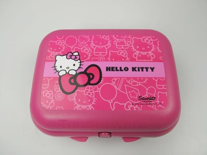 TUPPERWARE Hello Kitty Caja Cofre Sandwich rosa: Amazon.es: Hogar