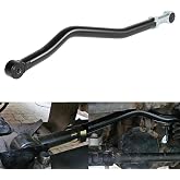 [Heavy Duty Forged] Front Adjustable Track Bar for 2007-2018 Jeep Wrangler JK JKU, Fits 1-6" Lift, 1.5" OD Solid Steel Panhard Bar, Fix Death Wobble, Maintenance-Free Sealed Bushing - Black