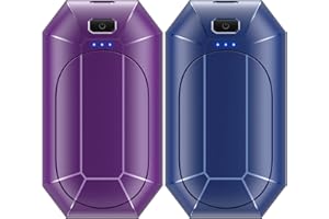 Hand Warmers Rechargeable, Dnaleao 2 Pack 4000mAh Electric Portable Pocket Heater, Heat Therapy Great for Outdoors, Hunting, Golf, Camping, Warm Gifts