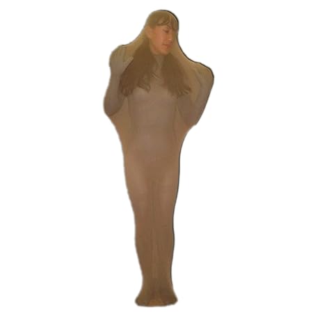 Rubberfashion durchsichtiger Schlafsack, Schlaf Sack ohne Arme mit Rückenverschluss für Frauen und Männer Menge: 1 Stück nylo