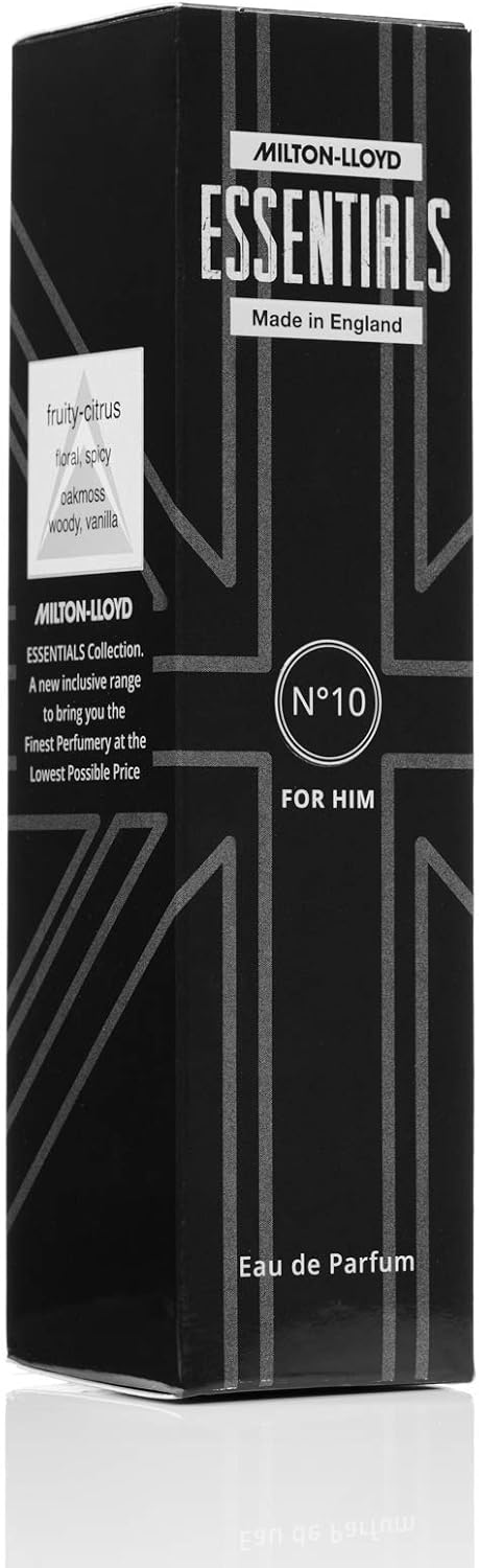Milton-Lloyd Essentials No 10 - Fragrance for Men - 50ml Eau de Parfum, Non 10, 50 ml (Pack of 1) - Image 4