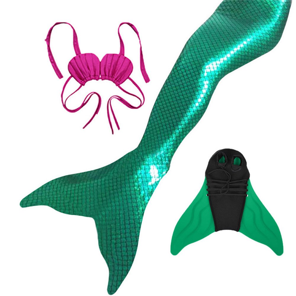 XonyiCos Mermaid Tails for Swimming with Monofin Girls Boys Kids Adults