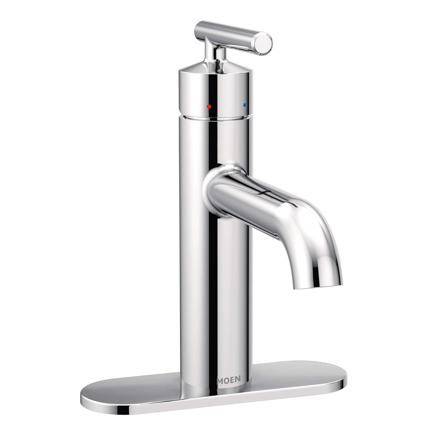 Moen 6145BN Gibson OneHandle Single Hole Modern Bathroom Sink Faucet