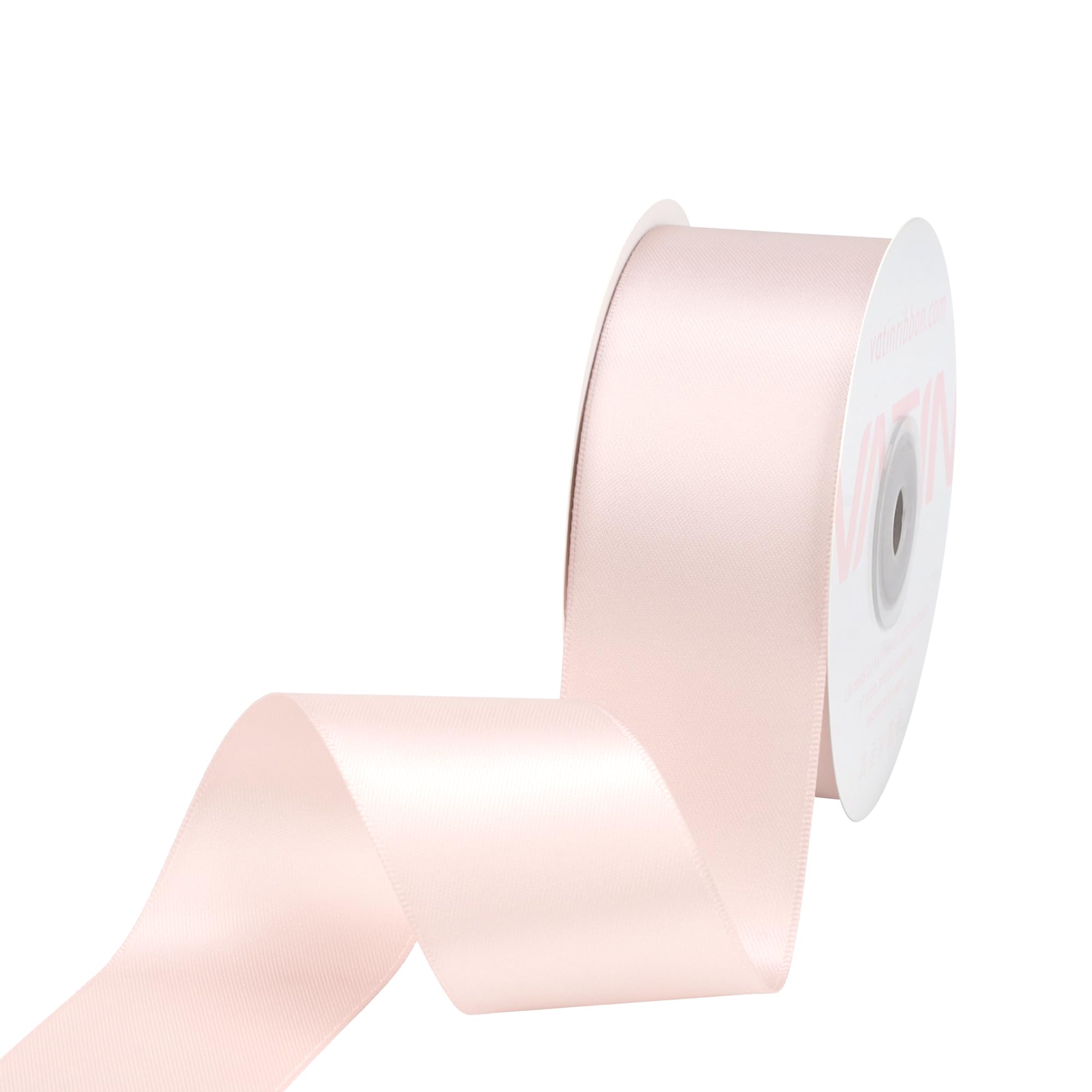 VATIN 38mm Wide Double Faced Polyester Sideshow Rose Satin Ribbon Continuous Ribbon- 23 Metre, Perfect for Wedding, Gift Wrapping, Bow Making& Other Projects