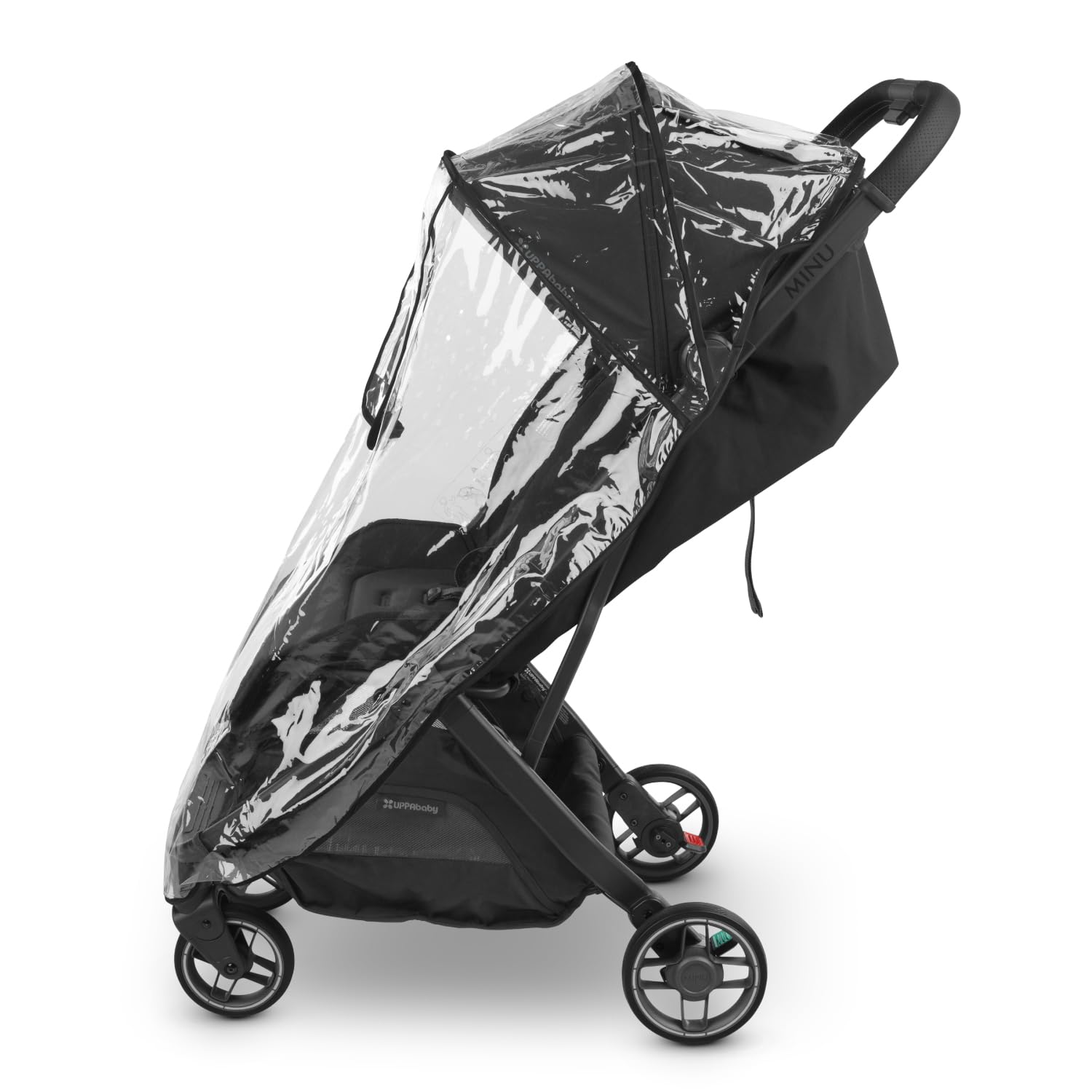 Photo 1 of UPPAbaby Minu V3 Rain Shield - Waterproof and Windproof Coverage - Ventilated Design - Quick Attachment - Easy Access to Child