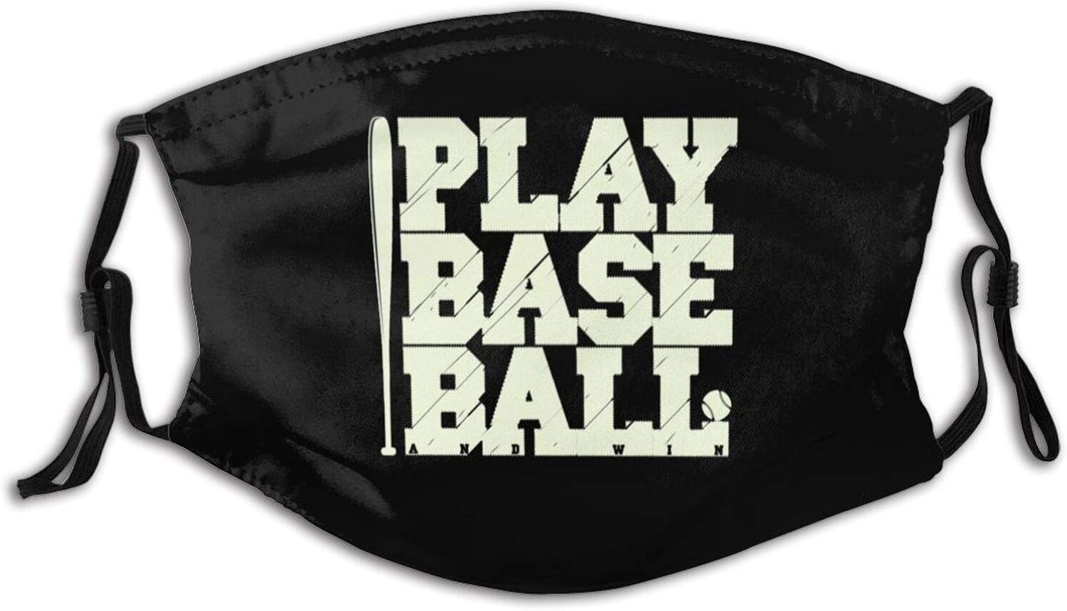 BaseballFace Mask with 2 Filter, BreathableAdjustable Filters Mask