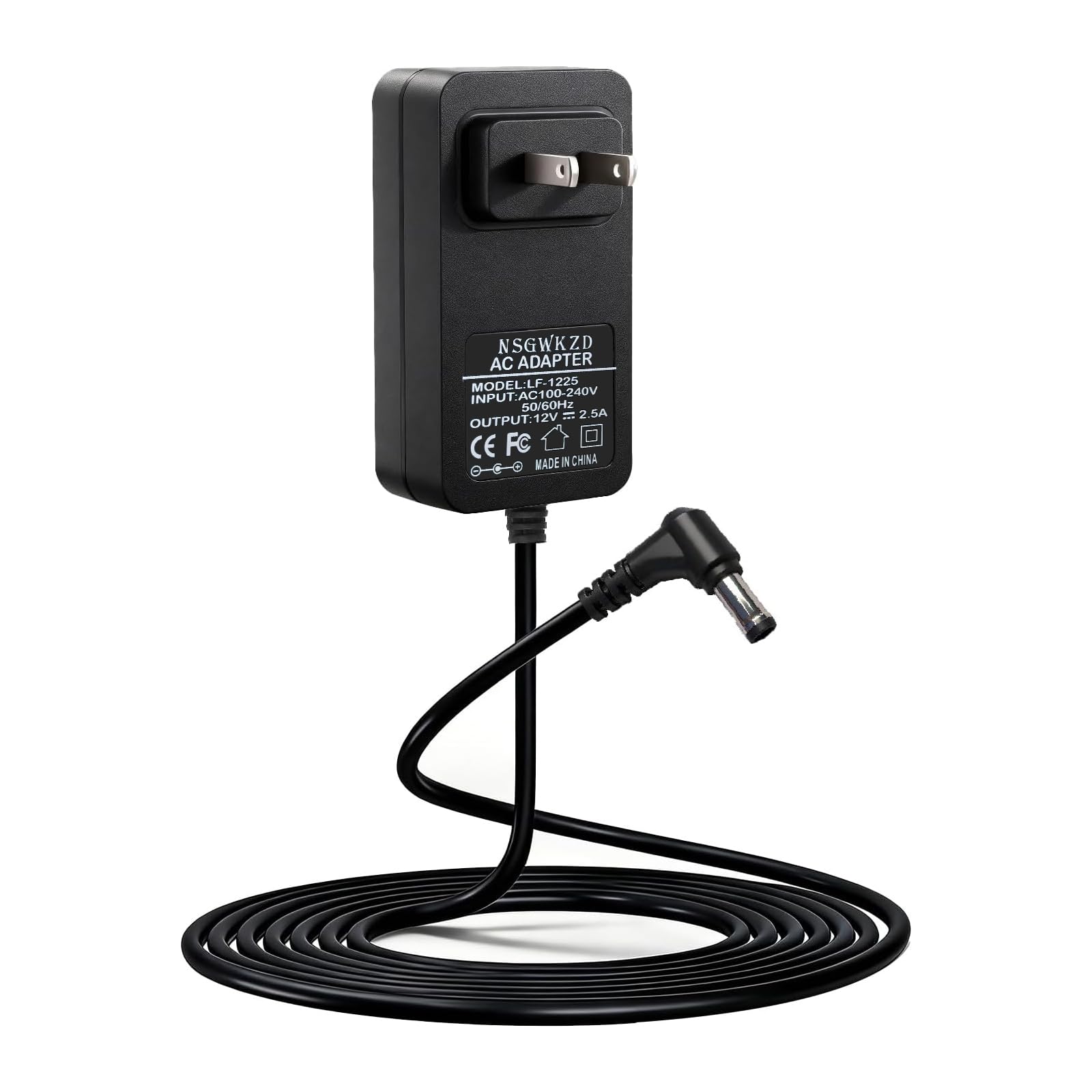 Photo 1 of 12V 2.5A 2A 1A Power Supply AC Adapter for CCTV Camera, LED Light, Aerogarden Elite 360 Slime Glow Light Charger - DC 5.5MM X 2.5MM / 2.1 MM