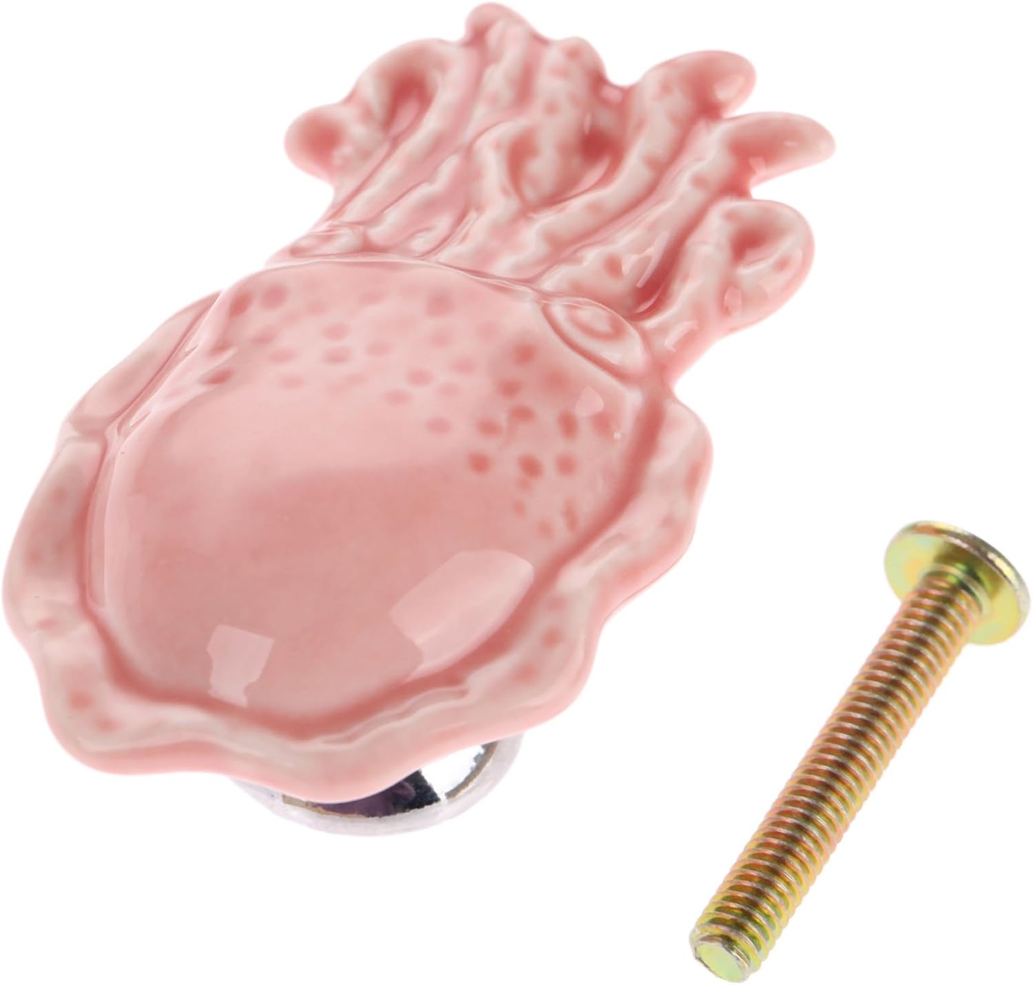 1pc Pink Hot Sea Animals Octopus Ceramic Door Pull Handles Cabinet