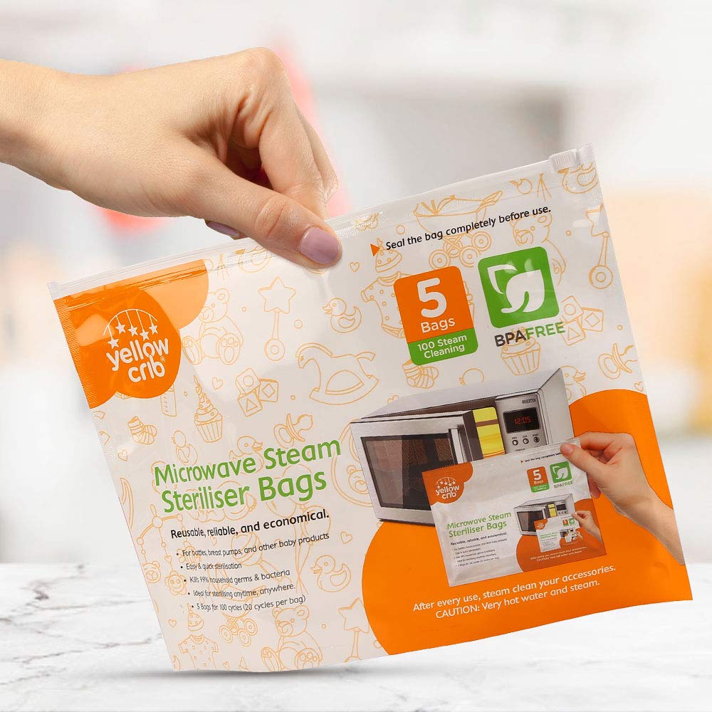 Amazon.com: Bolsa esterilizadora de vapor para microondas y ...