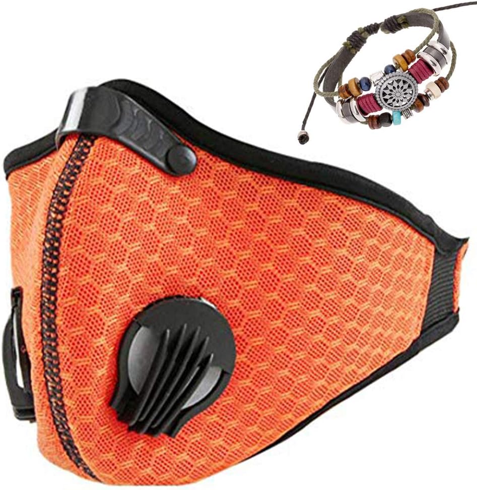Wudi Reusable Washable For Cycling Riding Outdoor Activities (Orange)