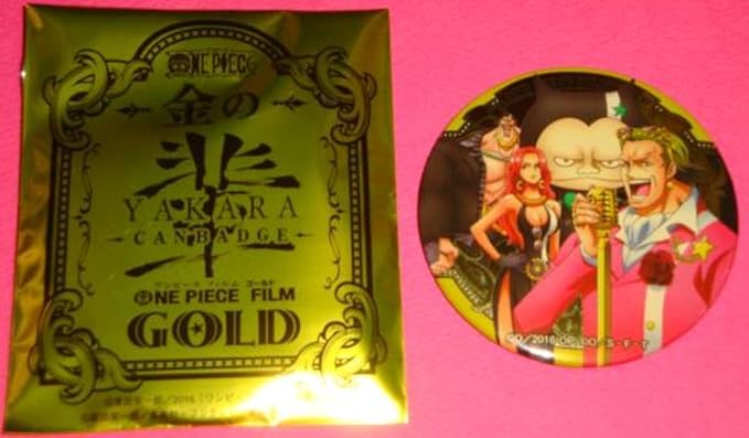 Amazon ワンピース セブンイレブン Gold 金の輩 缶バッジ テゾーロ一味 アニメ 萌えグッズ 通販