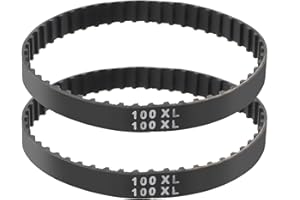 TOPPROS 100Xl Series Width 3/8 inch Industrial Timing Belt，Pack of 2