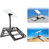 Adjustable Starlink Gen 3 Roof Ridge Mount, Ybervont Starlink Mounting Kit Gen 3 with 0-30° Adjustable Starlink Gen 3 Pipe Ad