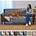Home Fashion Designs Reversible Sofa Protector. Furniture Protector for Living Room with Secure Straps. Furniture Protectors for Kids, Dogs and Pets. (Sofa, Light Grey/Dark Grey)