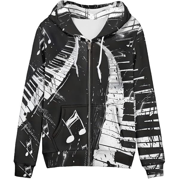 Women's Gothic Cat Print Sweatshirt - Creepy Y2K Crewneck Top, Harajuku Style | Casual Pullover Hoodie - View #2
