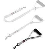 Tuff Pupper Service Dog Leash With Handle for Large Dogs | 12 Inch | Perfect for Service Harness &amp; Training | Traffic Handle With Padding | Short Coupler