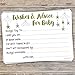 50 Little Star Wishes and Advice For Baby Cards - Baby Shower Game