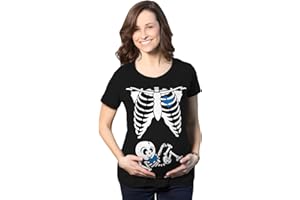 CRAZY DOG T-SHIRTS Maternity Skeleton Baby Monster Pumpkin T Shirts Funny Cute Pregnancy Halloween Tees