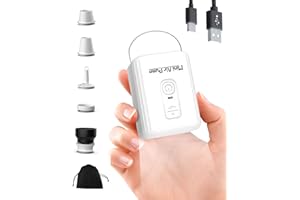 Aoypalp Mini Air Pump for Inflatables with 1600mAh Battery USB Rechargeable, Portable Air Mattress Pump to Inflate Deflate for Pool Floats, Air Bed, Air Mattress Swimming Ring, Vacuum Bags