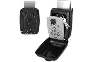 CASMER 2023 Upgrade SL-591 Car Window Punch Button Lock Box, Car Lock Box, car Key Lock Box, Lock Box car Window Sturdy Waterproof Large Capacity, Car Window Keys Lock boxfit for Turo, Ride Share