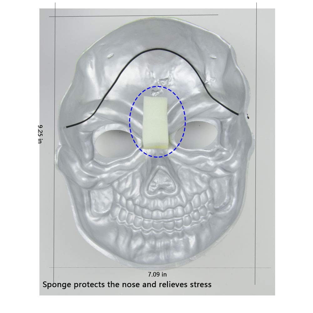 Halloween Mask Novelty Plastic Scary Cosplay Clown Masks with Cloak for Festival Parties