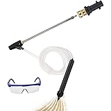 Pressure Washer Sandblasting Kit - 3200 PSI Sand Blaster Gun Attachment, 2 in 1 Quick Connector with Karcher Adaptor