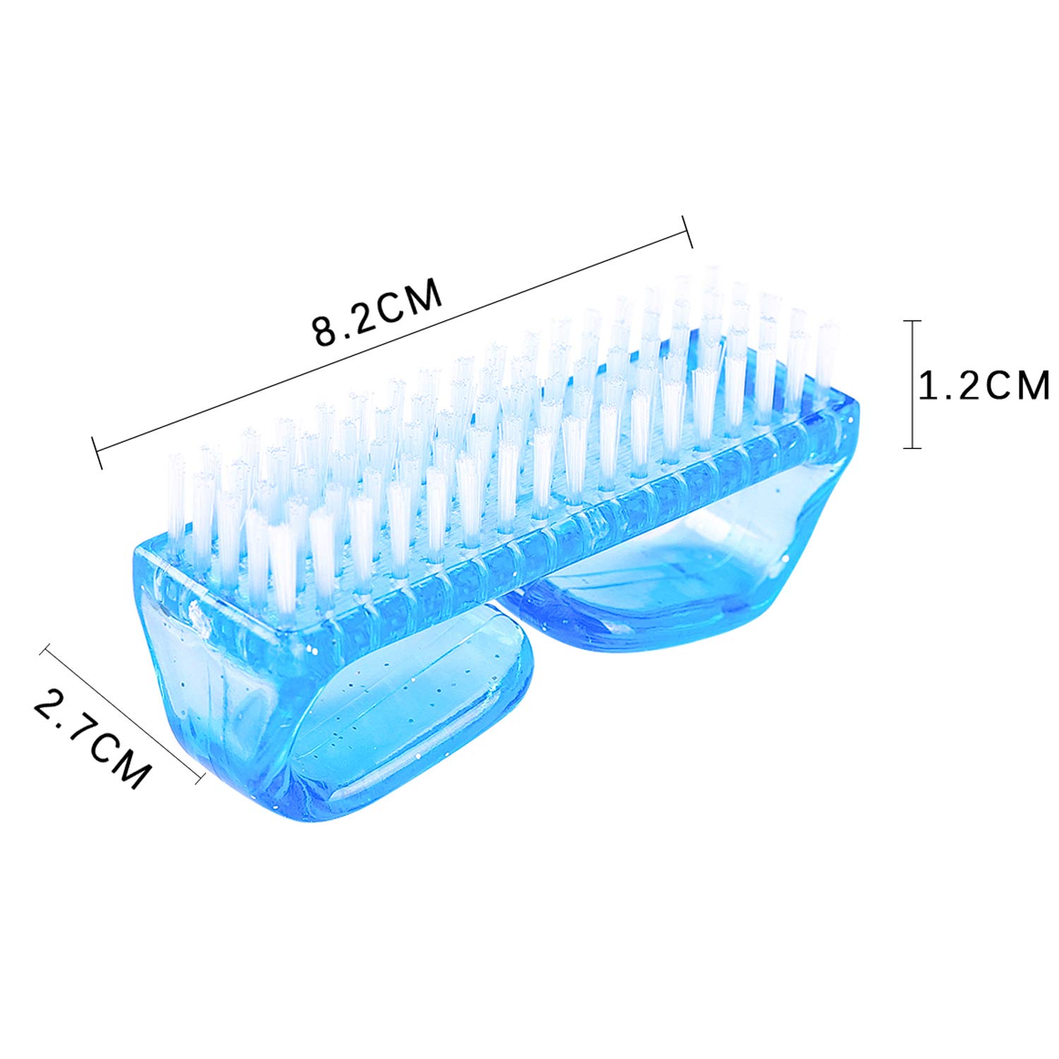 Nail Brush Fingernail Brush Cleaner Hand Scrub Cleaning Brush for Toes Shower (Four Colors) : Beauty